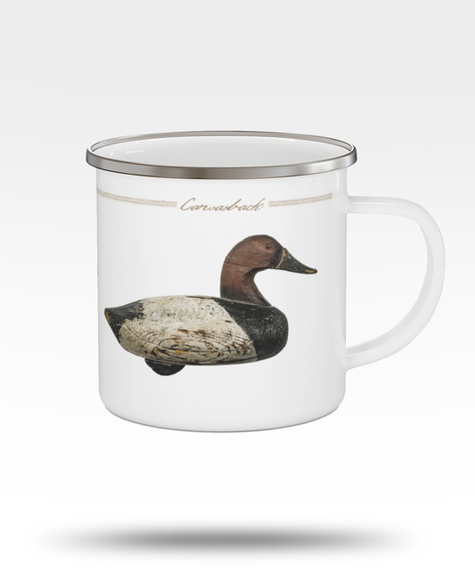 Canvasback Vintage Decoy Enamel Camping Mug