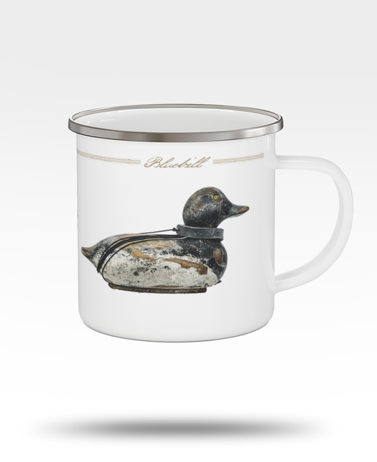 Lesser Scaup Decoy Enamel Camping Mug
