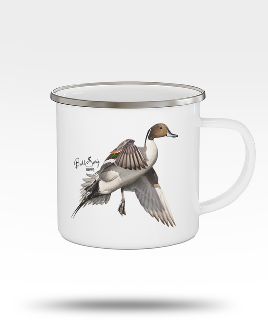 Flying Pintail Enamel Camping Mug