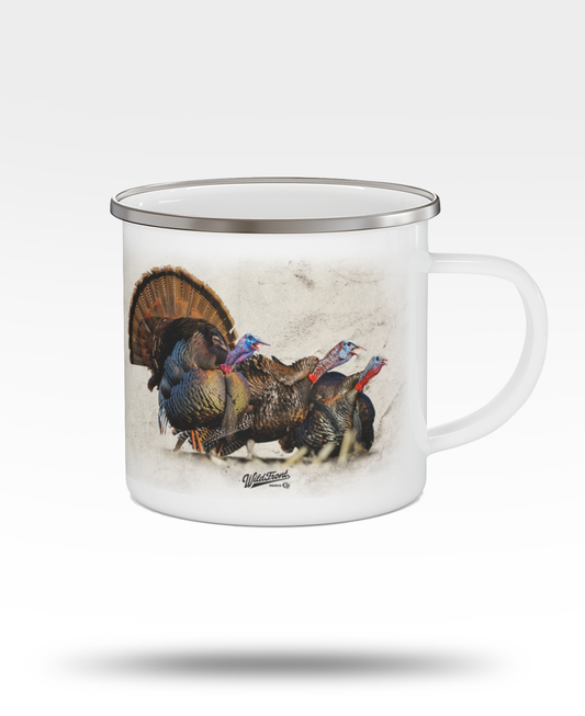 Turkey Trio Enamel Camping Mug