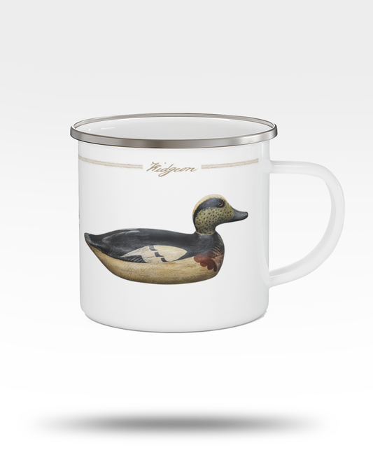 Widgeon Vintage Decoy Enamel Camping Mug