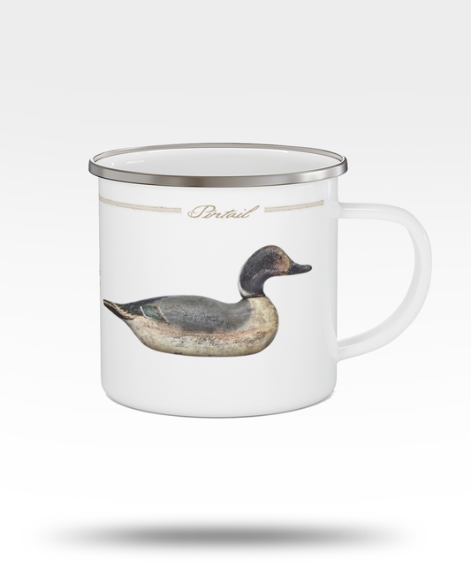 Pintail Vintage Decoy Enamel Camping Mug
