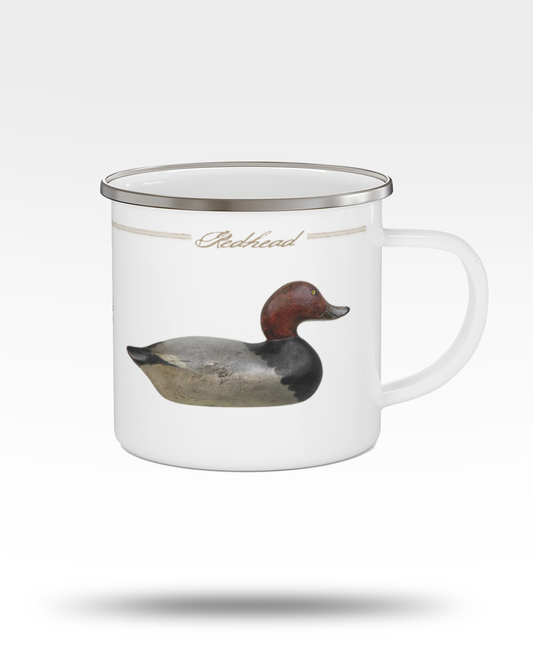 Redhead Vintage Decoy Enamel Camping Mug
