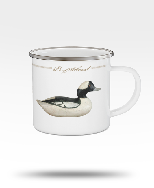 Bufflehead Vintage Decoy Enamel Camping Mug