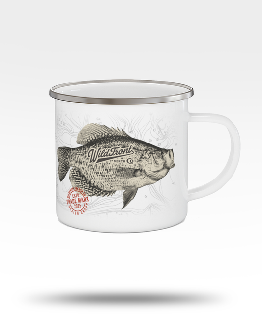 Crappie Enamel Camping Mug