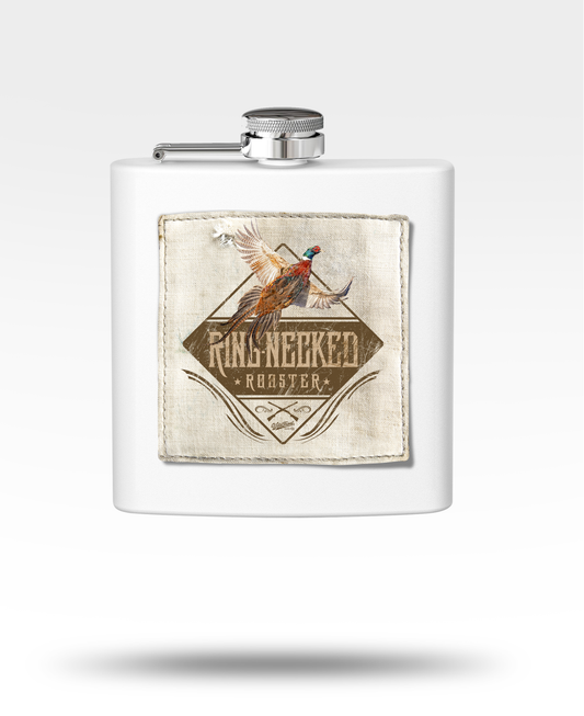 Ring-Necked Rooster Pheasant Stainless Steel Flask