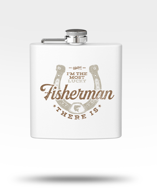 Lucky Fisherman Stainless Steel Flask