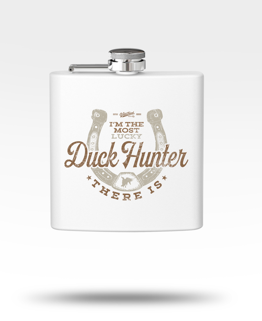 Lucky Duck Hunter Stainless Steel Flask