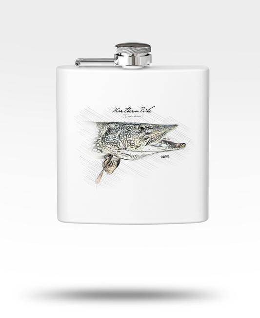Northern Pike Stainless Steel Flask
