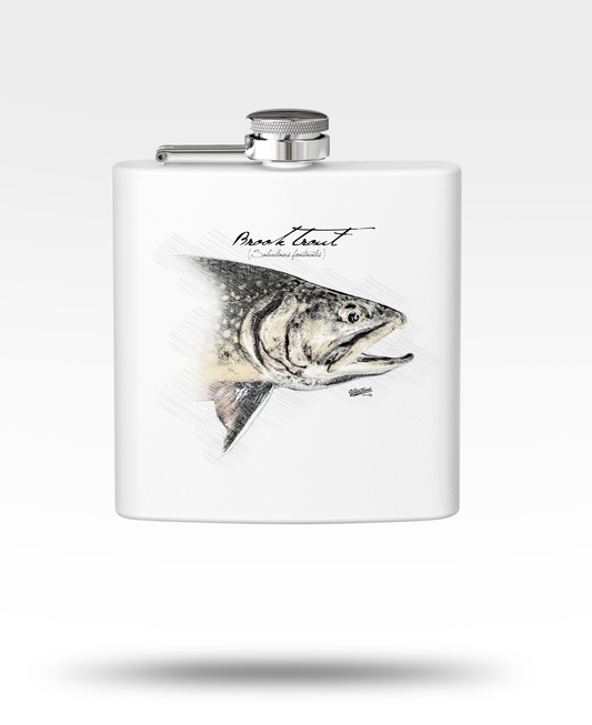 Brook Trout Stainless Steel Flask