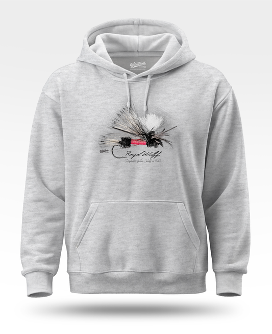 Royal Wulff Dry Fly Drawing Hoodie