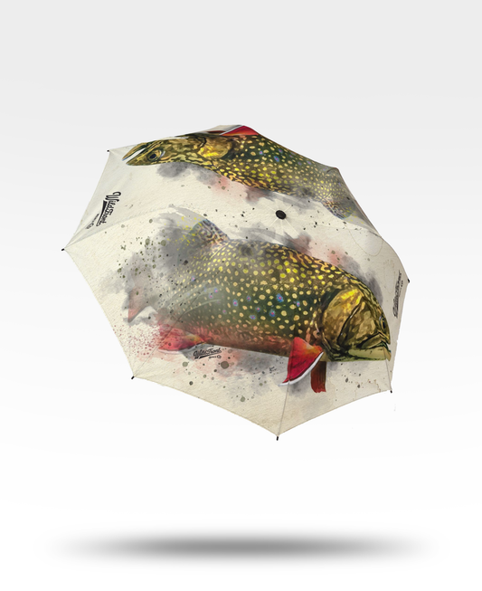 Brook Trout Semi-Automatic Foldable Umbrella