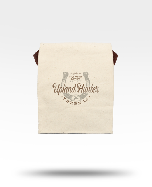 Lucky Upland Hunter Canvas Lunch Bag With Strap