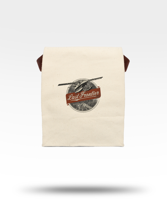 Last Frontier Canvas Lunch Bag With Strap