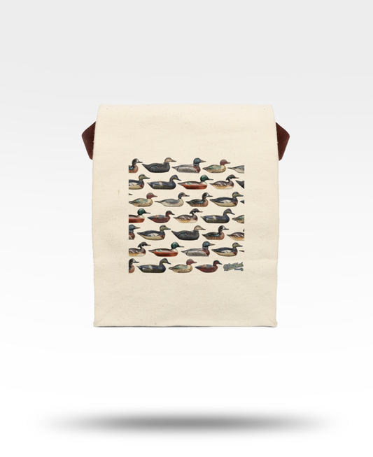 Vintage Decoys Canvas Lunch Bag With Strap