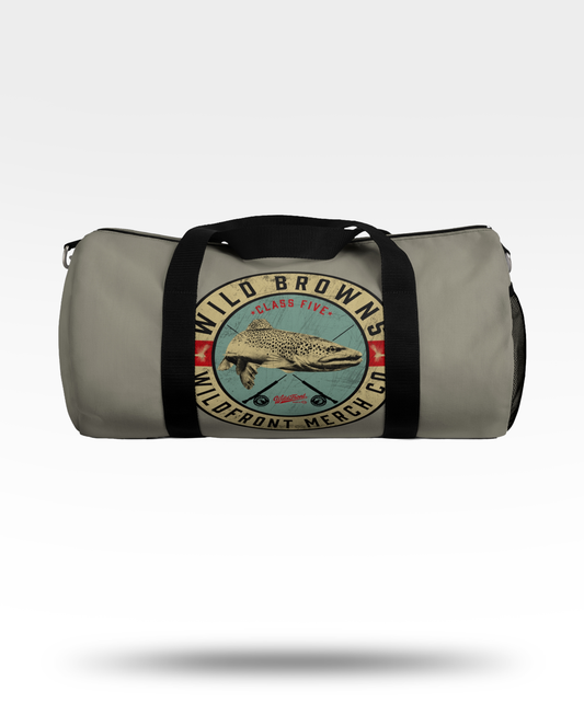 Wild Brown Trout Vintage Duffel Bag