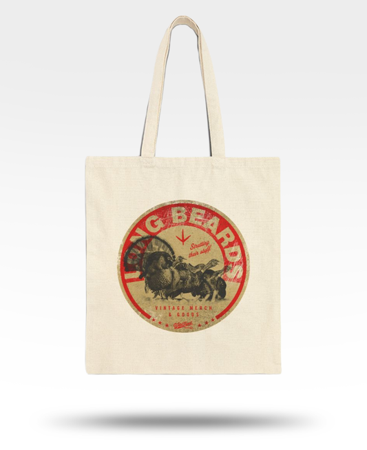 Long Beards Wild Turkeys Cotton Canvas Tote Bag