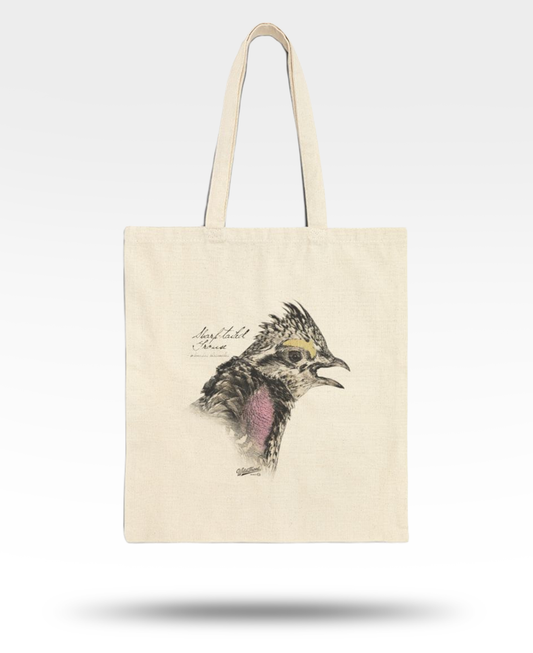 Sharp-tailed Grouse Cotton Canvas Tote Bag