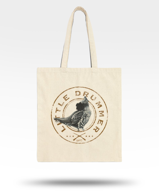 Little Drummer Ruffed Grouse Cotton Canvas Tote Bag