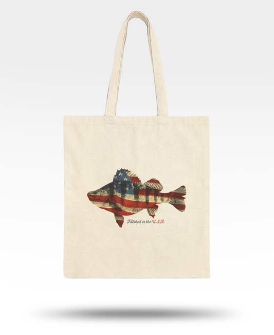 USA Perch Cotton Canvas Tote Bag