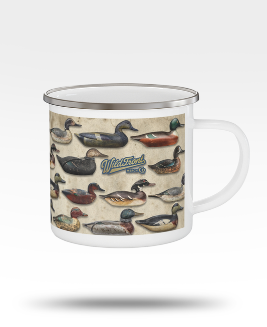 Vintage Decoys Enamel Camping Mug
