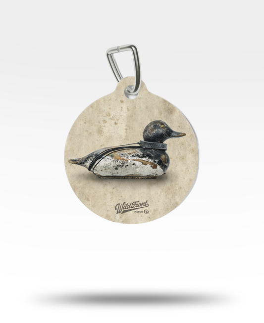 Vintage Bluebill Decoy Pet Tag