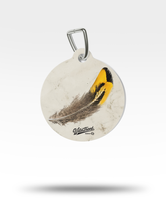 Pheasant Feather Pet Tag