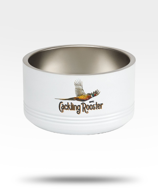 Cackling Rooster Ring-Necked Pheasant Pet Bowl