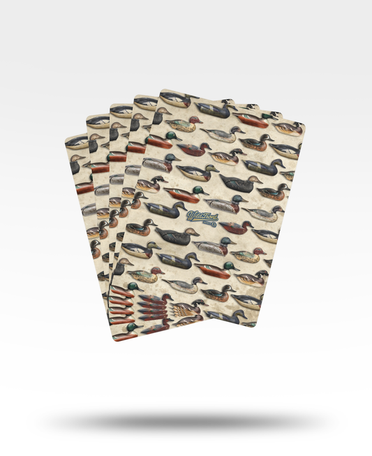 Vintage Decoys Poker Cards