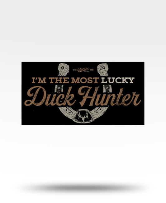 Lucky Duck Hunter Bumper Sticker