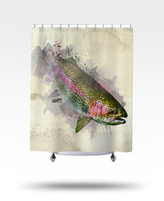 Rainbow Trout Shower Curtain