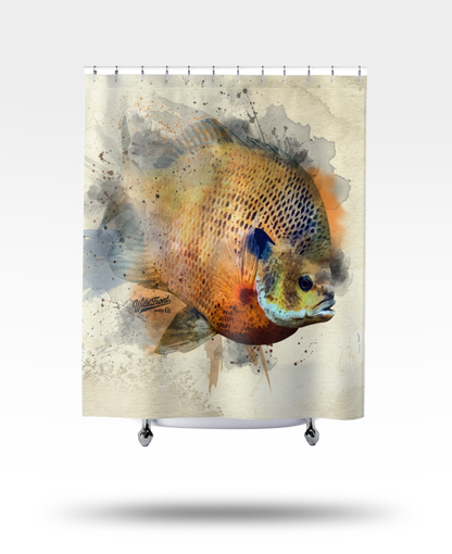 Bluegill Shower Curtains