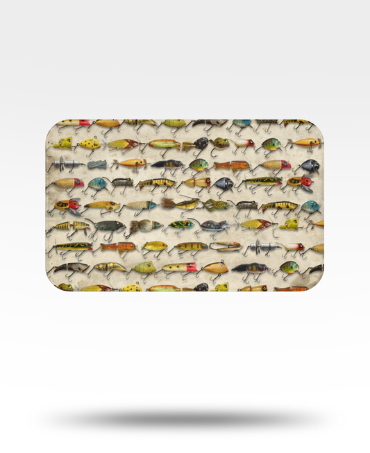 Vintage Lures Bath Mat