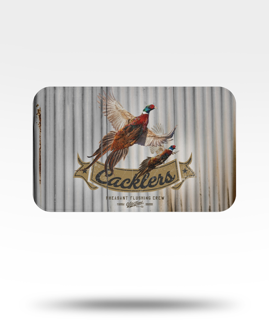 Cacklers Flushing Pheasants Bath Mat