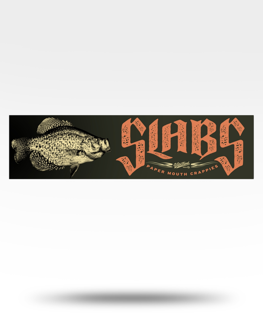 Slabs Crappie Bumper Sticker