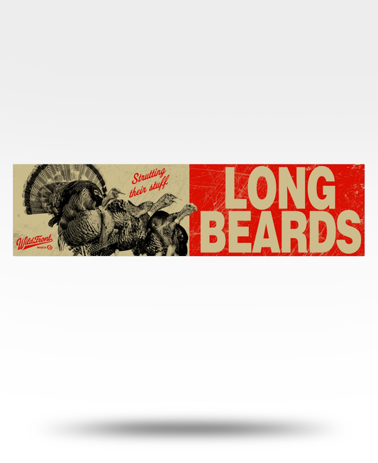 Long Beards Wild Turkeys Bumper Sticker