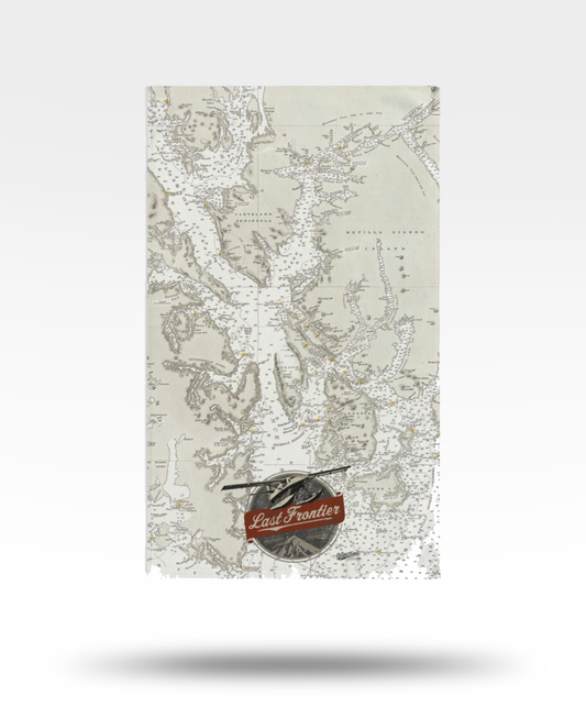 Last Frontier Float Plane Hand Towel