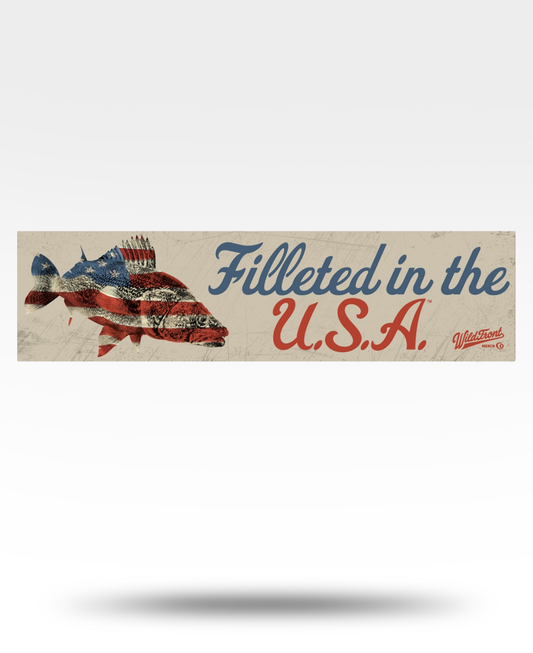 Filleted In The USA Walleye Bumper Stickers