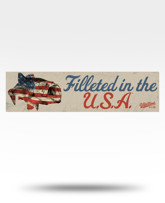 Filleted In The Usa Largemouth Bass Bumper Stickers