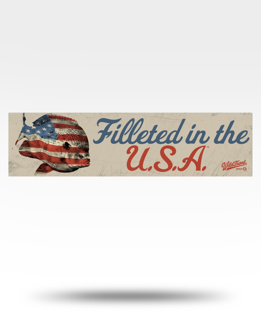 Filleted In The USA Bluegill Bumper Stickers