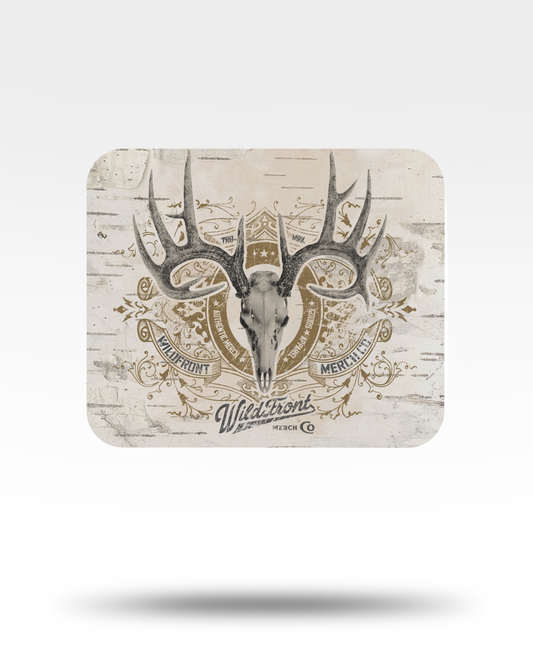 Whitetail Deer Skull Mouse Pad