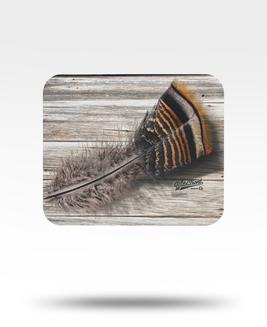 Turkey Feather Mouse Pad