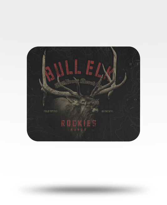 Bull Elk Skull Mouse Pad
