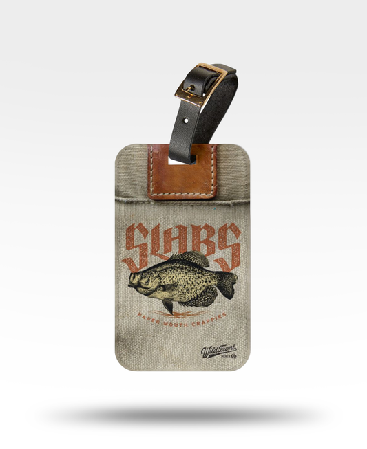 Slabs Crappie Luggage Tag