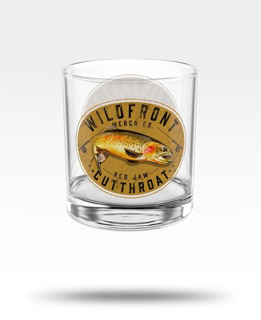 WildFront Cutthroat Trout Whiskey Glass