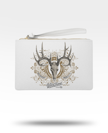 Whitetail Deer Skull Clutch Bag