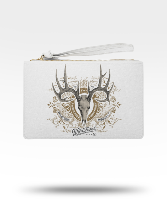 Whitetail Deer Skull Clutch Bag