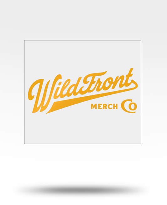 WildFront Merch Large Transparent Sticker