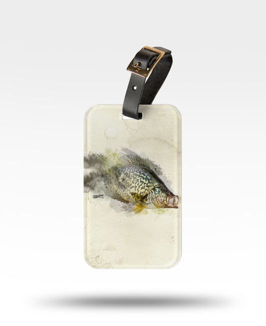 Crappie Luggage Tag