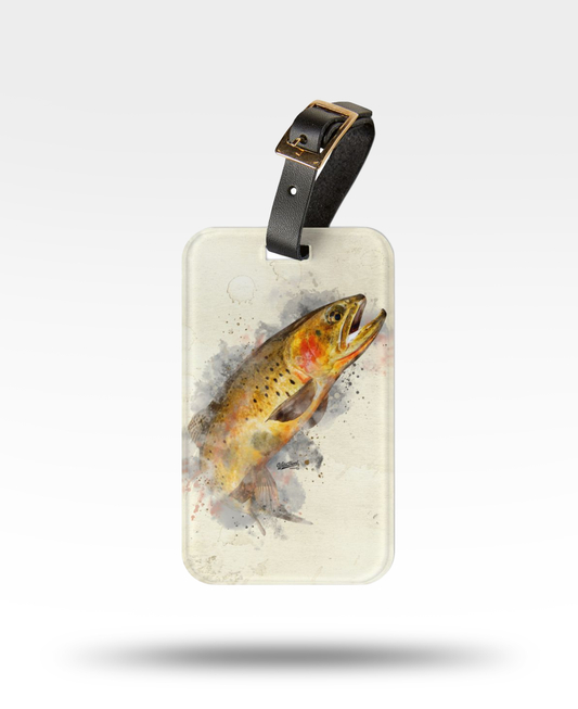 Cutthroat Trout Luggage Tag